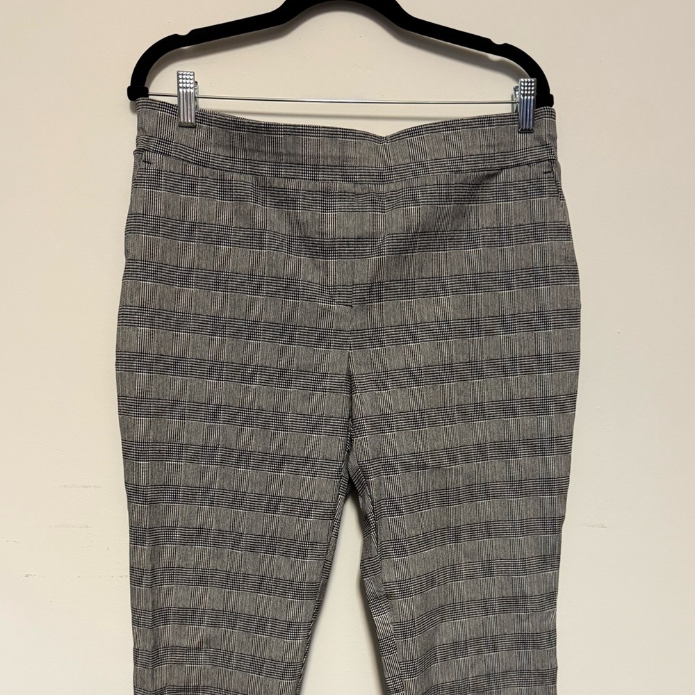 Ankle stretch elastic waistband pull-on pants